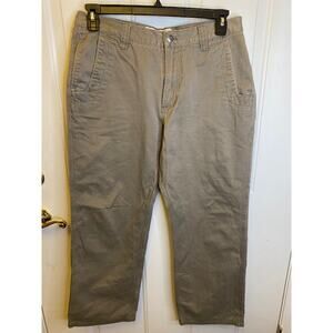 Mountain Khakis Pants Mens Gray All Mountain Relaxed Fit Chino - 33x28